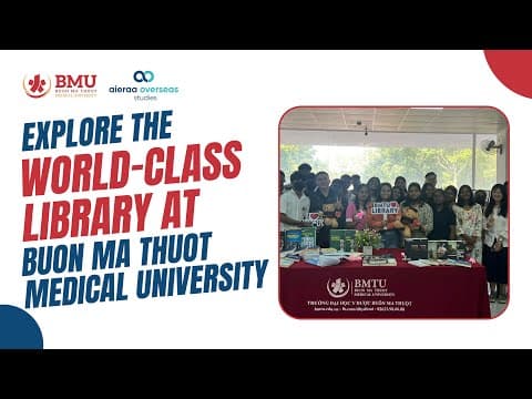 Explore the World-Class Library at Buon Ma Thuot Medical University, Vietnam 🇻🇳 for Indian Students