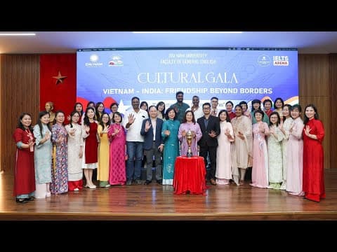 INDIA🇮🇳 - VIETNAM 🇻🇳 CULTURAL GALA AT DAI NAM UNIVERSITY| MBBS in Vietnam 🇻🇳 for Indian Students