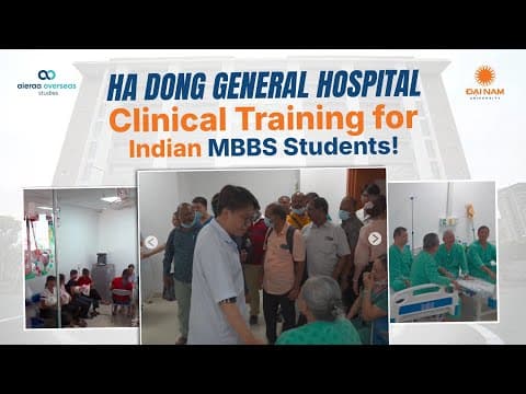Indian Students & Parents Tour Dai Nam University Teaching Hospital | Clinical Training & Facilities