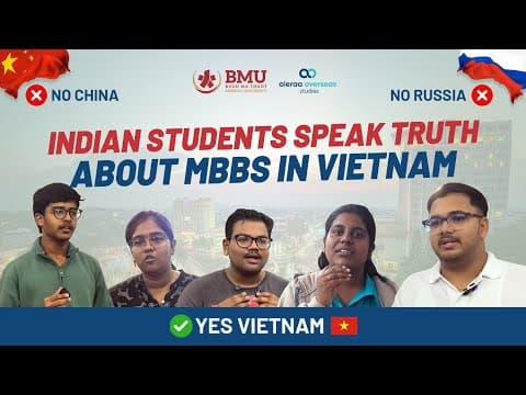 Why Indian Students Choose MBBS in Vietnam 🇻🇳  over China/Russia (BMTU Student Testimonials)