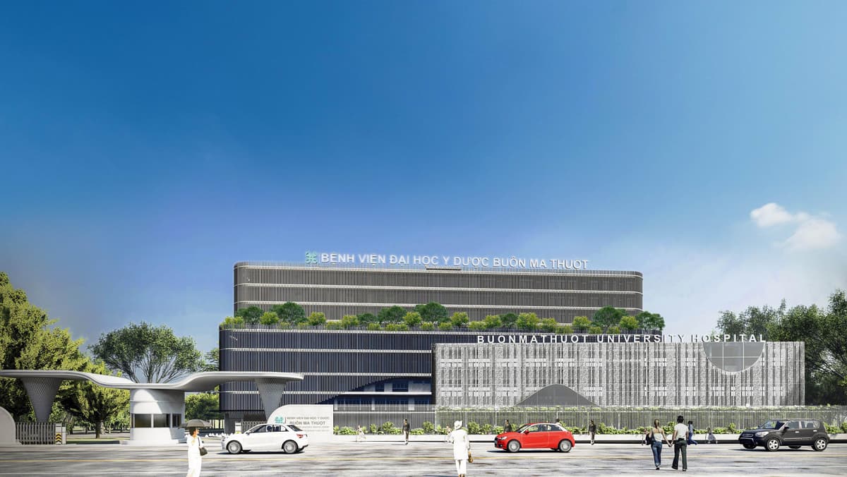 Buon Ma Thuot Medical University campus in Vietnam