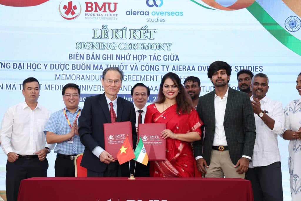Aieraa Overseas and Buon Ma Thuot Medical University MOU Signing Ceremony — Official MBBS Admission Partnership