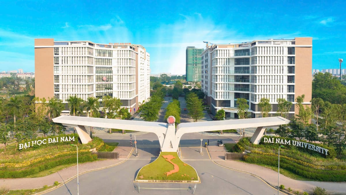 Dai Nam University campus in Vietnam