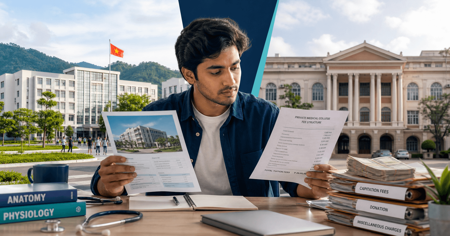 MBBS in Vietnam vs Private MBBS in India cost comparison 2026 cover image